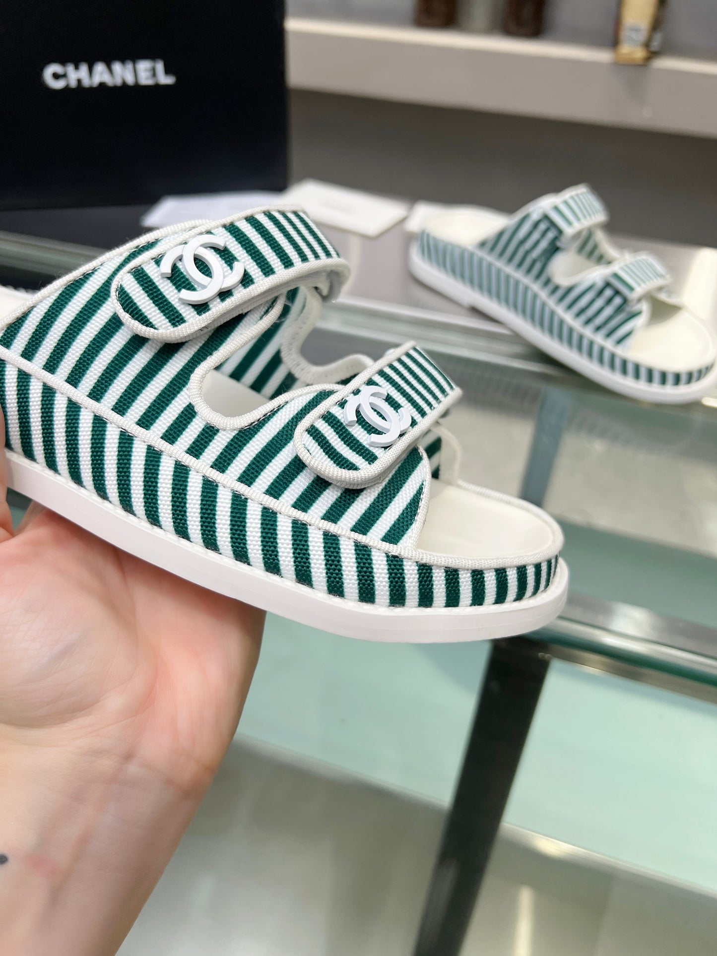 COCO Stripe Slides CLICK FOR MORE COLOURWAYS