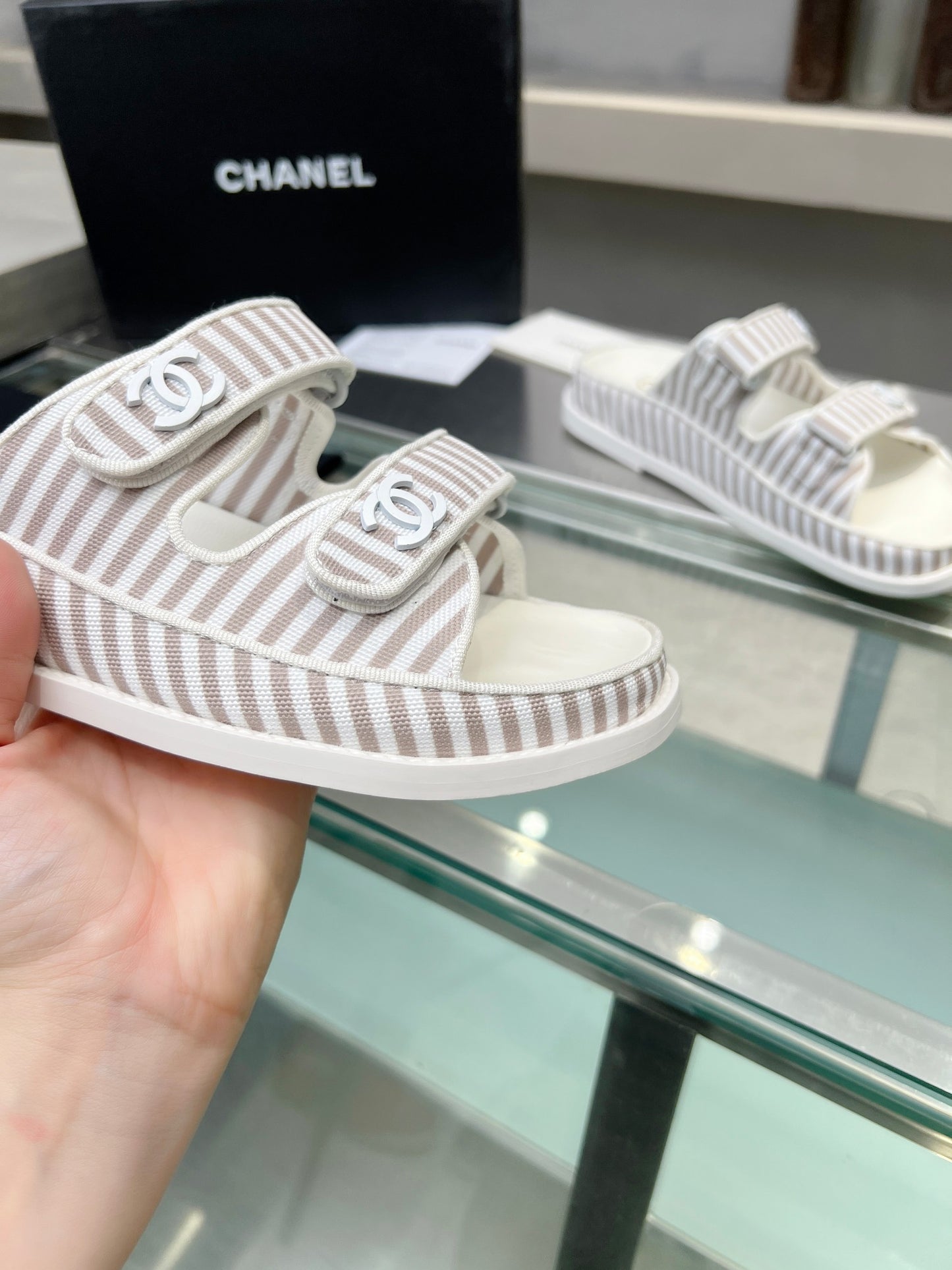 COCO Stripe Slides CLICK FOR MORE COLOURWAYS